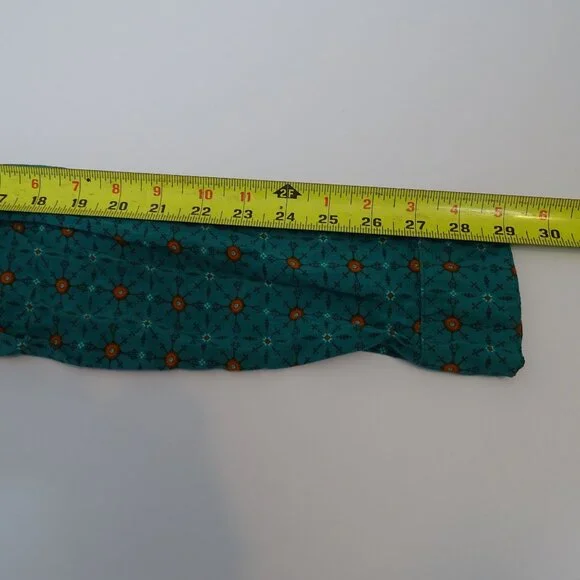 Vintage Wrangler Rancher Western Pearl Snap Shirt Women Size XXL Green Long Slv - Picture 9 of 10